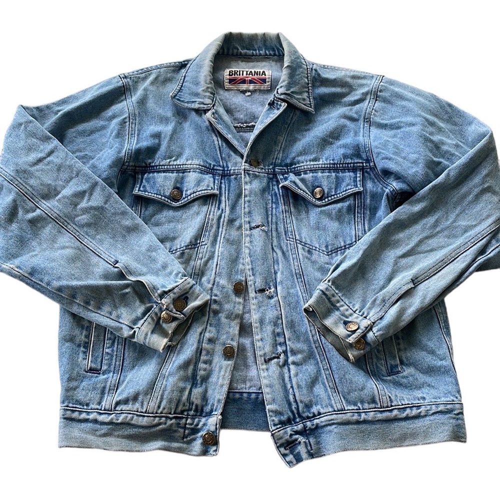 Vintage Light Blue Denim Jean Jacket